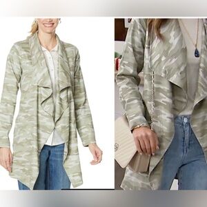 SKINNYGIRL Rachel Cascade Green Jacket Camo XL
